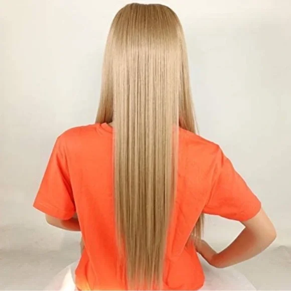 Jen 22” Glueless Blond brownstraightLace Front Wig *NEW * 💜
